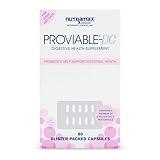 Nutramax Proviable Digestive Health Supplement Multi-Strain Probiotics and Prebiotics for Cats and Dogs - with 7 Strains of Bacteria, 80 Capsules, blue