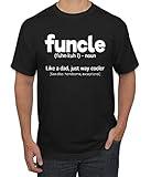 Wild Bobby Funcle Definition | Fun Uncle Father's Day Men's T-Shirt, Black, Large
