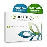 AncestryDNA Genetic Test Kit + 3-Month Ancestry World Explorer Membership: DNA Ethnicity Test, Find Relatives, Family History, Complete DNA Test, Ancestry Reports, Origins & Ethnicities, 1 Kit