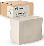 Old Potters Premium Air Dry Clay, White, 10 lbs, All Natural Modeling Clay. Ideal for Beginners and Advanced Sculptors.