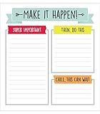 Carson Dellosa Aim High To Do List Notepad—5.75" x 6.25" Paper Stationery, Daily Checklist, Goals, Reminders, Notes, Motivational Organizer (50 sheets)