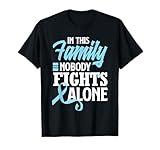 In This Family Nobody Fights Alone Prostate Cancer Awareness T-Shirt