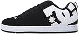 DC Men's Court Graffik Casual Low Top Skate Shoe Sneaker Skateboarding, Black, 13