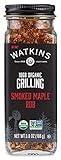 Watkins Organic Grilling Smoked Maple Rub, Non-GMO, Kosher, 3.8 Oz, 1-Pack