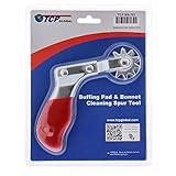 TCP Global Polishing and Buffing Pad Cleaning Spur Tool for Revitalizing Polisher Compound Pads and Bonnets