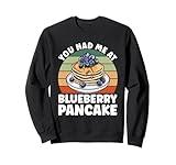 Fluffy Pancake Lover Hand Me At Blueberry Pancake Sweatshirt