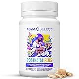 Mama's Select Postnatal Vitamins – Boosts Hair Recovery, Milk Supply, & Wellness – Allergen-Free, Vegan, MTHFR Friendly, Methylated Folate & B Vitamins, Easy-to-Swallow, No Biotin - 30 Capsules