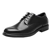 Bruno Marc Men's Downing-02 Black Leather Lined Dress Oxford Shoes Classic Lace Up Formal Size 10.5 M US