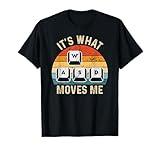 WASD It's What Moves Me Cool Pc Gamer Funny Computer Gaming T-Shirt
