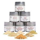 Gourmet French Fry Seasoning Set - Six Pack | Oprah's Favorite Thing 2024 | Authentic Small Batch Seasoning Mixes | 6 Gourmet All Natural Spice Blends - French Fries Are Just The Beginning | Hand Packed, Non GMO | Sustainably Sourced, Made in USA | | Gustus Vitae | #897