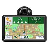 GPS Navigator for Car, Truck GPS Navigation System, 7 inch 256M+16GB Touch Screen Sat Nav Trucker Vehicle GPS Unit, Voice Turn Direction Guidance, Speed Warning, North America Map Lifetime Free Update