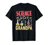 Science Grandpa Scientist Research Job Researcher Granddad T-Shirt