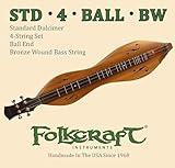 Folkcraft® Mountain Dulcimer String Set, Ball Ends (.011" .011" .013" .024"BW)