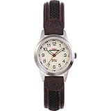 Timex Women's T41181 Expedition Field Mini Black/Brown Nylon/Leather Strap Watch