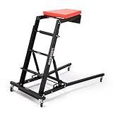 BUNKER INDUST Automotive Engine High Top Creeper Workstation Shop Mechanic | Adjustable Height | | Foldable | | 400 LBS Capacity |