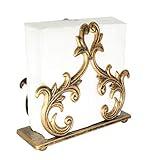 Bronze Metal Baroque Style Napkin Holder, Freestanding Barocco Tissue dispenser, Baroque Napkin Tray Basket