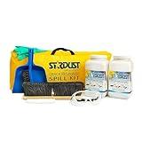 STARDUST Spill Products D710 Comprehensive Quick Response Spill Kits for Vehicles with Heavy Duty Duffle, (2) 5-Quart Dispenser, PPE Kit, Broom Head, Broom Handle, Dust Pan, (10) Disposal Bags