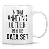 Retreez Funny Mug For Data Scientist - Data Modeling, Data Set Outlier - 11 Oz Ceramic Coffee Cups For Data Science Engineer, Statistics, Statistician - Birthday, Graduation gift for Data Analyst, AI