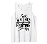 Weights And Protein Shakes Tank Top