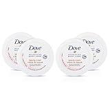 Dove Nourishing Body Care, Face, Hand, and Body Beauty Cream for Normal to Dry Skin Lotion for Women with 24-Hour Moisturization, 4-Pack, 2.53 Oz Each Jar