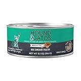 Hound & Gatos Wet Cat Food, 98% Poultry & Gamebird, Grain Free Pate Cat Food, Real Meat, High Protein, Limited Ingredients, No Additives, 5.5 oz. Cans (Pack of 24)