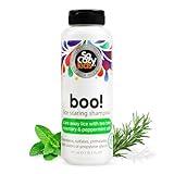 SoCozy Boo! Lice Scaring Shampoo For Kids Hair, Effective Lice Treatment (10.5 Fl Oz) Scare Away Lice with Tea Tree, Rosemary and Peppermint Oils, No Parabens, Sulfates, Synthetic Colors or Dyes