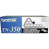 Brother Genuine Black Toner Cartridge, TN350, Replacement Black Toner, Page Yield Up To 2,500 Pages