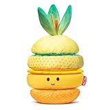 Melissa & Doug Multi-Sensory Pineapple Soft Stacker Infant Toy - Stacking Toys For Babies, Pineapple Stacking Toy For Infants