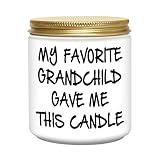 Candle Gifts for Grandma Grandpa Funny Novelty Unique Christmas Fathers Day Mothers Day Birthday Gifts for Grandpa Grandma Lavender Scented Soy Candle