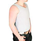 Tranz* Forms Sleeveless Chest Binder White FTM Binder with Double Panel Front - Double Extra Large