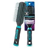 Conair Salon Results Detangling Hairbrush - For Men and Women, All Hair Types with Nylon Bristles