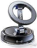 Car Phone Holder for Magsafe [78+LBS Strongest Suction & 2400gf Strongest Magnetic] 360° Adjustable Car Phone Mount, Phone Holders for Your Car for iPhone 16 Pro Max 15 14 13 12 Plus (Carbon Fiber)