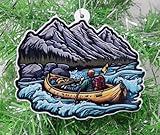 Canoe Kayaking Whitewater Rafting Themed Christmas Ornament