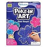 Skillmatics Poke-in Art - Flower Bouquet, Mess-Free Creative Activity, DIY Wood Craft Kits, Gifts for Girls & Boys Ages 4, 5, 6, 7, 8, 9