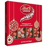 Lindt LINDOR Milk Chocolate Candy Truffles Modern Gift Box, Assorted Chocolate Candy with Smooth, Melting Truffle Center, 7.6 oz.