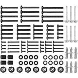 Suptek Universal TV Installation Hardware Kit Includes M4 M5 M6 M8 TV Sets Screws and Spacers for Most TVs Up to 80"/204cm YF-UVSP