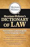 Merriam-Webster's Dictionary of Law, Newest Edition, Trade Paperback