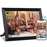 FRAMEO Digital Photo Frame, 10.1 Inch WiFi Digital Picture Frame with 1280x800 IPS HD Touch Screen, 32GB Storage Auto-Rotate Wall Mountable Easy Share Photos or Videos via Frameo App from Anywhere