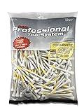 Pride Professional Tee System ProLength Tee, 2-3/4 Inch - 175 Count (Yellow on White)