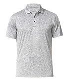 Men's Dry Fit Golf Polo Shirt (as1, Alpha, l, Regular, Regular, Light Grey)