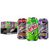 Mountain Dew Game Fuel 3 Flavor Variety Pack (Citrus Cherry, Mystic Punch, Original Dew), 12 Fl Oz (Pack of 18)