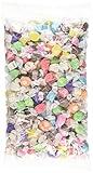 Sweet Candy Company Salt Water Taffy Individually Wrapped - Salt Water Taffy Candy Bulk, Old Fashioned Assorted Flavors, Soft and Chewy Candy Mix, Gluten Free Variety Pack - 3 lb Bag