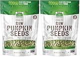 NOW Foods, Pumpkin Seeds, Raw and Unsalted, Essential Fatty Acids, Rich in Iron, Excellent Source of Protein, Certified Non-GMO, 1-Pound (Packaging May Vary) (Pack of 2)