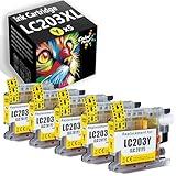 ColorPrint Compatible LC203 Yellow Ink Cartridge Replacement for Brother LC203XL LC-203XL LC203Y for MFC-J4320DW MFC-J4420DW MFC-J4620DW MFC-J5520DW MFC-J5620DW MFC-J5720DW Laser Printer (5-Pack)