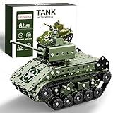 Lucky Doug STEM Building Projects Model Army Tank Set - 284 Pieces STEM Project Building Toys for Kids Ages 8-12, Assembly Science Kit Educational Toys Gift for Kids Boys 7 8 9 10 11 12-16 Years Old