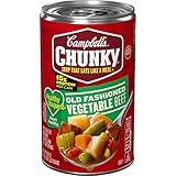 Campbell’s Chunky Healthy Request Soup, Old Fashioned Vegetable Beef Soup, 18.8 Oz Can