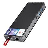 MeLE Fanless Mini PC Stick PCG02 Pro N5105 8GB/256GB, WiFi5 USB PD3.0, Micro Computer Desktop Dual HDMI, Gigabit Ethernet BT5.1, Compact SFF on Business Office Industrial IoT Home