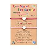 UNGENT THEM 1st First Grade Bracelet Mommy Me Back to School Gifts First Day of School Mom and Daughter Bracelet