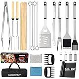 Grill Tools 122PCS Grilling Gifts for Men, for Fathers Day, Christmas, Grill Set BBQ Griddle for Outdoor Grill for Blackstone Weber Traeger Pit Boss Smoker Accessories