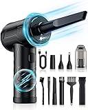 Powerful Compressed Air Duster for Deep Cleaning-Replace Compressed Air Can-No Canned Air Duster-Keyboard Cleaner-PC Cleaning-Rechargeable-3-Speeds-95000RPM Cordless Air Blower-Car Duster 8000mAh